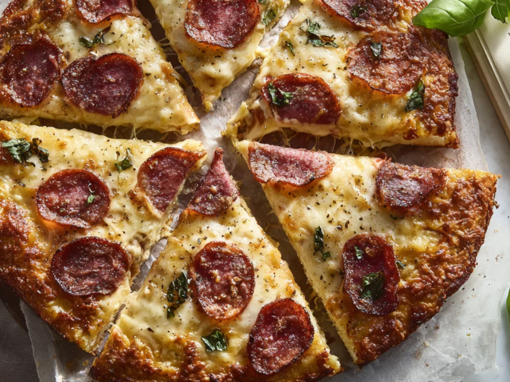 Final cottage cheese pizza recipe