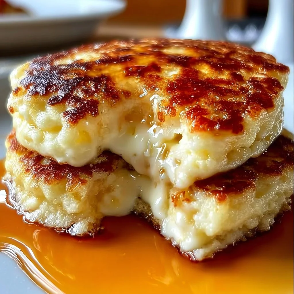 Delicious gluten-free cottage cheese pancakes on a breakfast plate