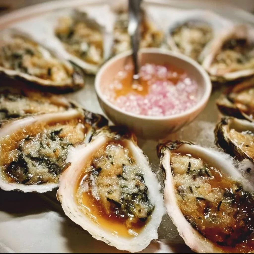 Bottle of Champagne Mignonette, a gourmet sauce for seafood dishes