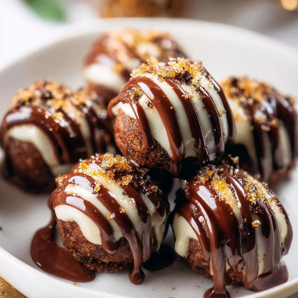 Delicious Mint Chocolate Cake Bites with creamy mint frosting and chocolate layers